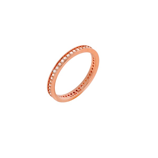 Ring rose gold silver 925° zircon PS/9A-RG0037-2