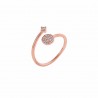 Δαχτυλίδι ασήμι 925 ροζ επιπλατινωμένο με ζιργκόν PS/9C-RG055-2