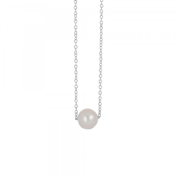 Fresh water pearl necklace in silver 925 PS/9W-KD001