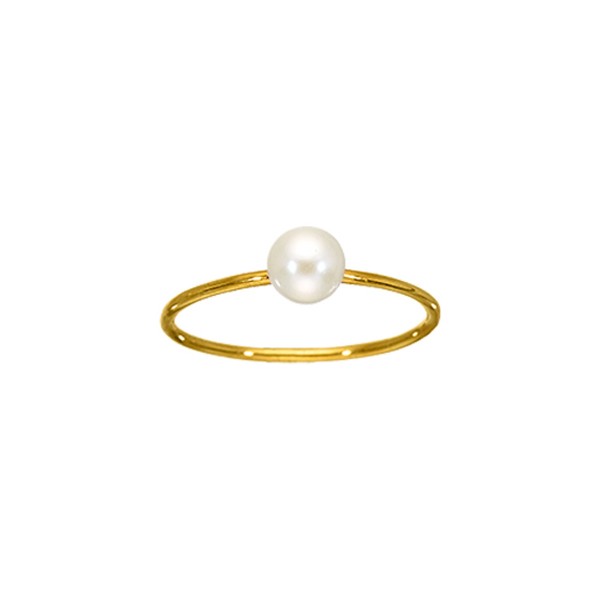Handmade Pearl Ring Gold 14K KRI-D/W12