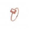 Δαχτυλίδι ροζέτα ασήμι 925° με ζιργκόν PS/8A-RG093-2