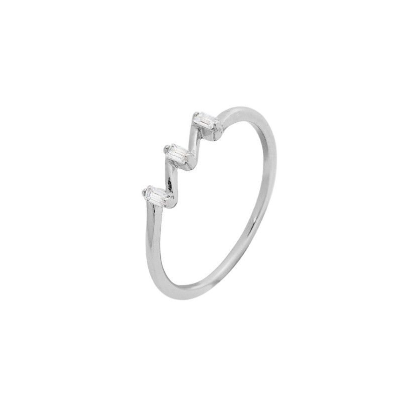 Ring silver tennis style 925 with zircons PS/8A-RG101-1