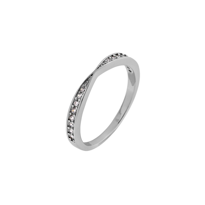 Ring silver 925° with zircons PS/9A-RG067-1
