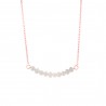 Pendant pink gold with natural pearls silver 925° PS/8A-KD237